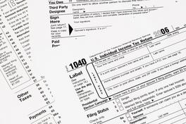 A close up of the irs tax form 1 0 4 0